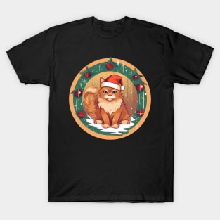 Somali Cat Xmas, Love Cats T-Shirt